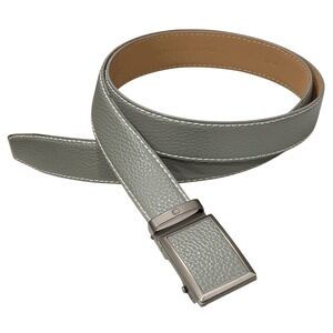 Nexbelt Go In 2.0 Golf Ratchet Belt 1.38" Smoke Grey Aluminum Buckle Cut To Fit